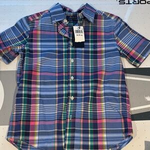 Polo by Ralph Lauren Kids Colorful Plaid Button-Down Shirt